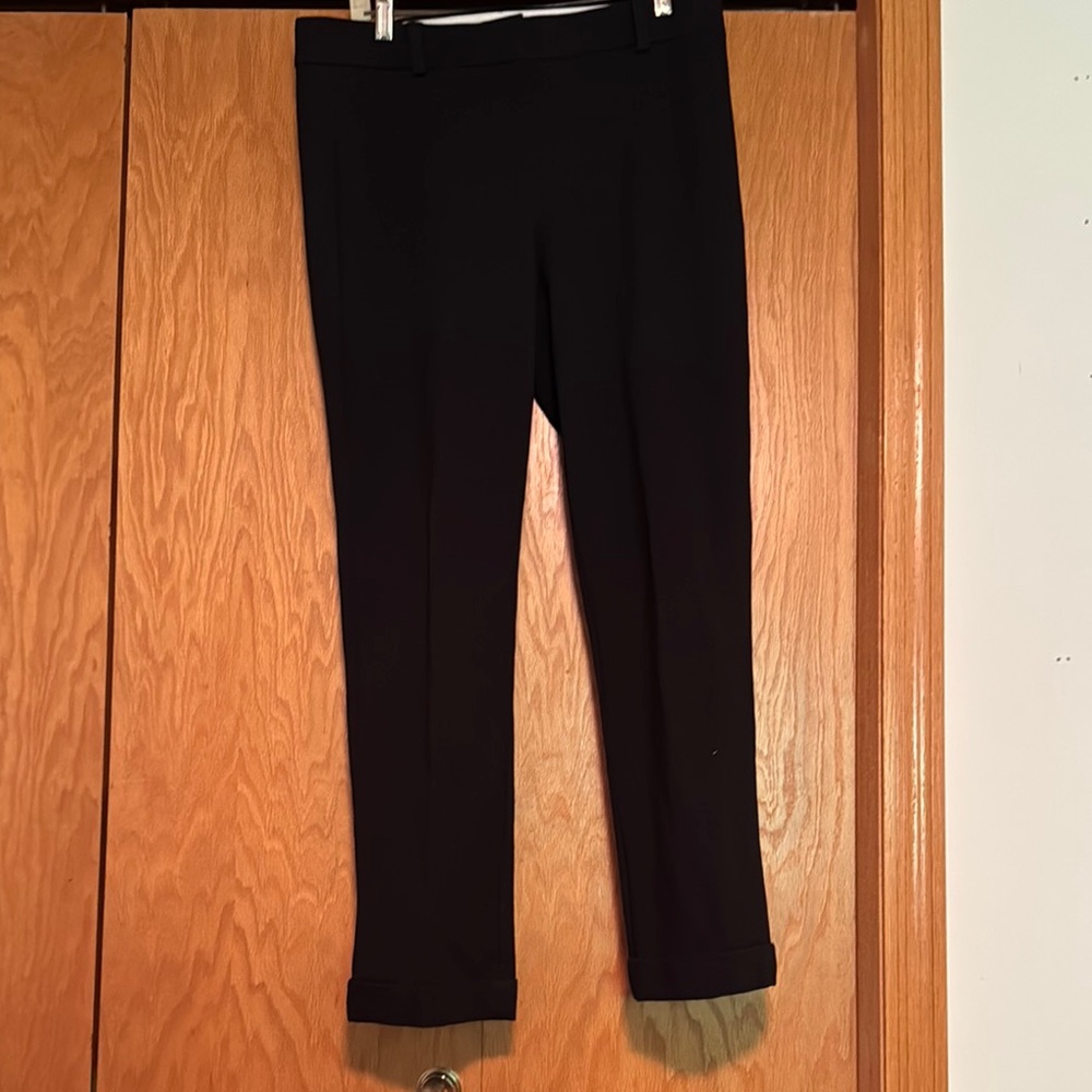 Lands' End Black Ponte Dress Pants size 10